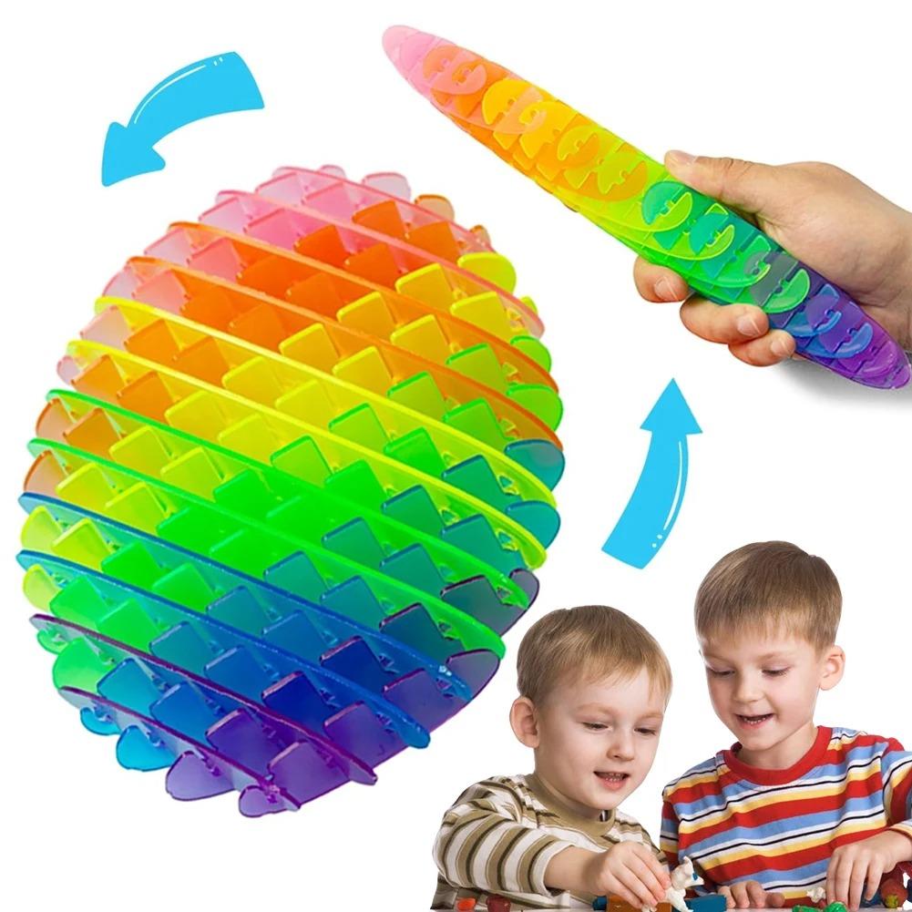 

Kids Childrens Cute Wiggly Worm Sensory Toy – Fidget Toy Stress Relief Anxiety Decompression for Adults, Fun Novelty Gift Present 1PC