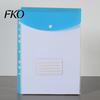 Loose-leaf Binder Compatible 3Pcs 11 Hole A4 File Folder with Snap Button, Colorful Document Organizer, Project Organizer Horizontal &