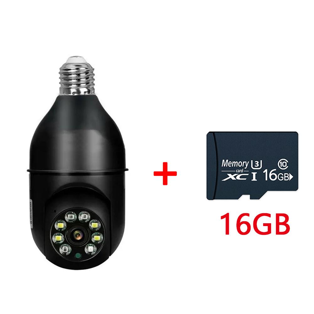 New HD 1080P E27 Bulb WIFI Smart Camera Night Vision Two Way Audio Monitor Human Tracking for Home Outdoor Security Protection