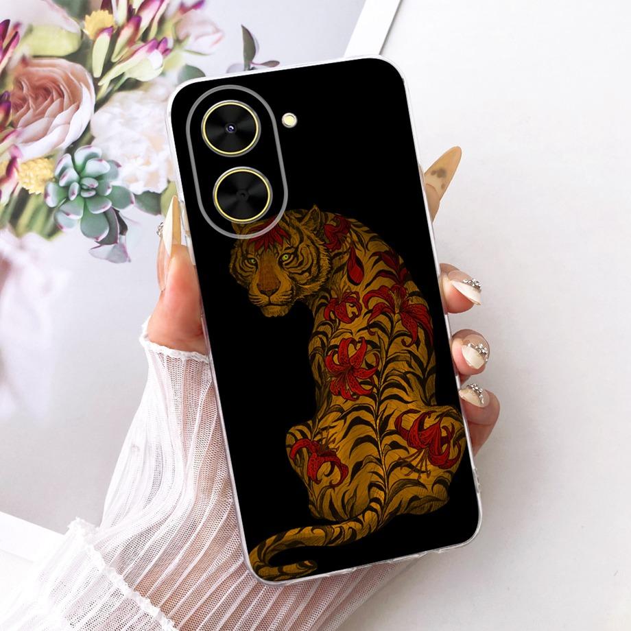 For Xiaomi Redmi A5 NFC A5 Europe Global Phone Case Flower Butterfly Bowknot Bumper Soft Silicone Clear Fundas For Poco C71 4G