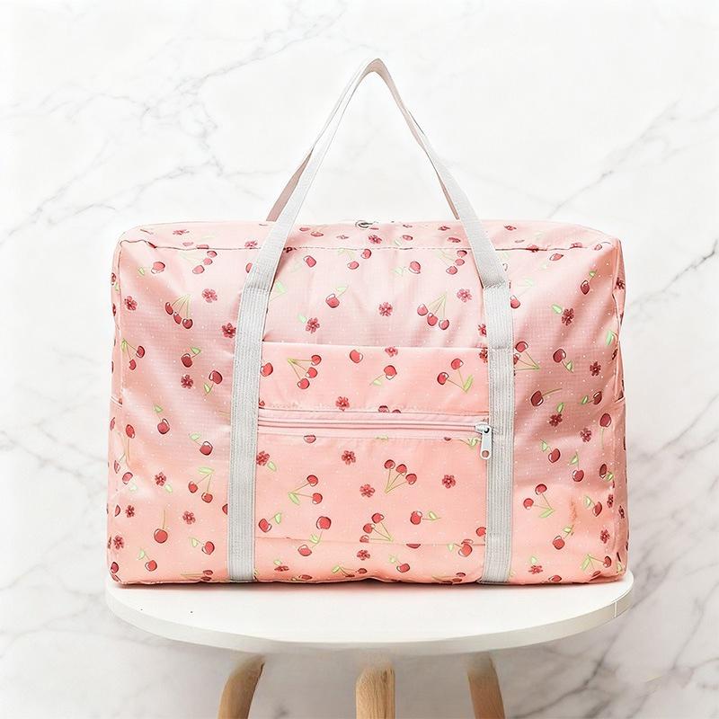 Foldable Extra Large Travel Duffel Bag – Lightweight Polyester with Stylish Star Pattern, Easy Storage & Fast Packing