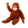 Realistic Gorilla Plush Toy Soft Stuffed Monkey with Movable Limbs & Detailed Fingers Convertible Backpack Shoulder Bag Cuddly Companion for Kids