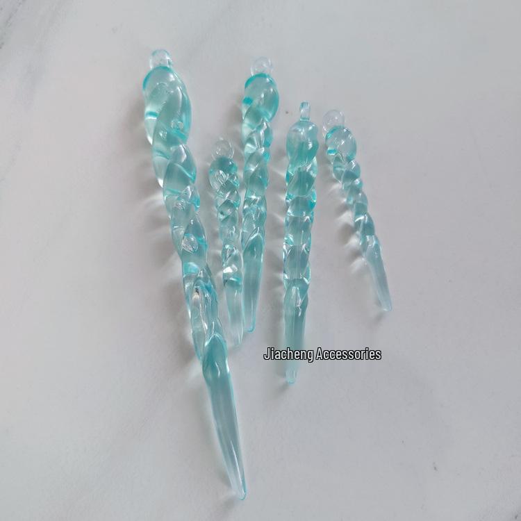 

Золотые и серебряные блестящие призмы-сосульки, праздничные декоративные украшения, прозрачные ледяные палочки, 6-13 см 13CM Pack of 12