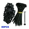 Nylon Universal Cable Tie Buckle-Heavy Duty Zip Ties Holder with Pin & Button Design Plastic Cable Ties Tool Fasteners Car Body