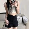Ultra High Waist Black Denim Shorts - Super Short Summer Hot Pants
