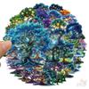 50Pcs/Set Magic Tree Series 01 PET Stickers Waterproof DIY Fashion Doodle Decals Stickers
