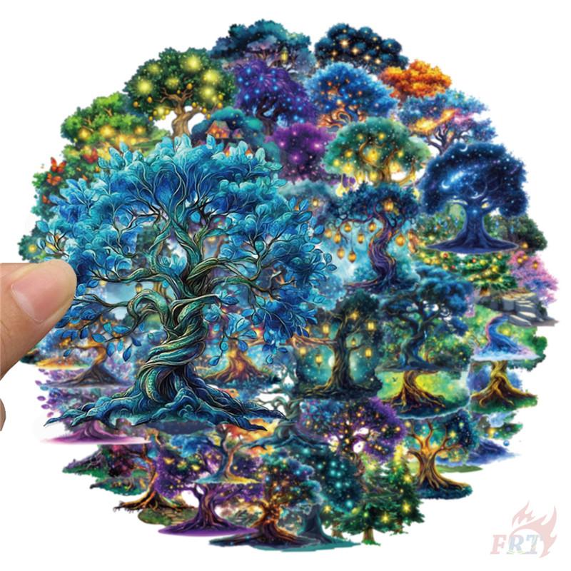 50Pcs/Set Magic Tree Series 01 PET Stickers Waterproof DIY Fashion Doodle Decals Stickers