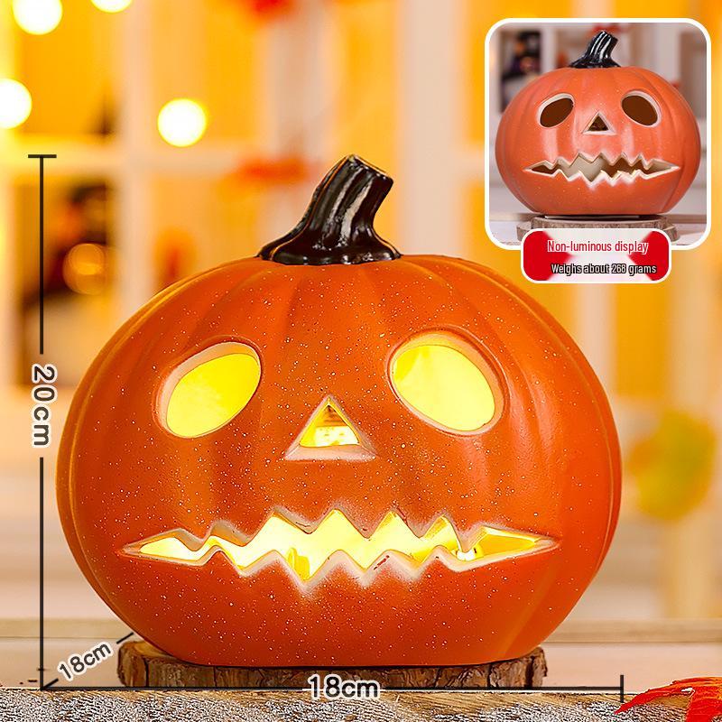 Halloween Glowing Pumpkin Lanterns for Shopping Mall Decor and Courtyard Ornaments