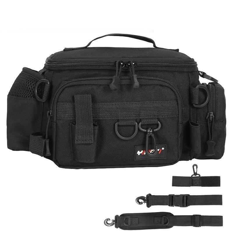 Multifunctionele Visuitrustingstas Waterdichte Haken Doos Hengelhouder Heuptas Sling Crossbody Pak Visaccessoires Tackle Tas Buitensporten