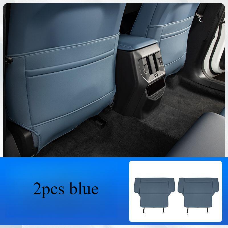 For BMW X3 G45 2025+ Seat Anti Kick Pad Rear Seat Anti Kick Pad and Anti Dirt Pad Car Seat Protection Accessories синий
