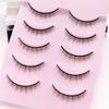 5 Pairs Short Handmade Eyelash Reusable Exquisite Professional Makeup Individual Cluster Eyelashes