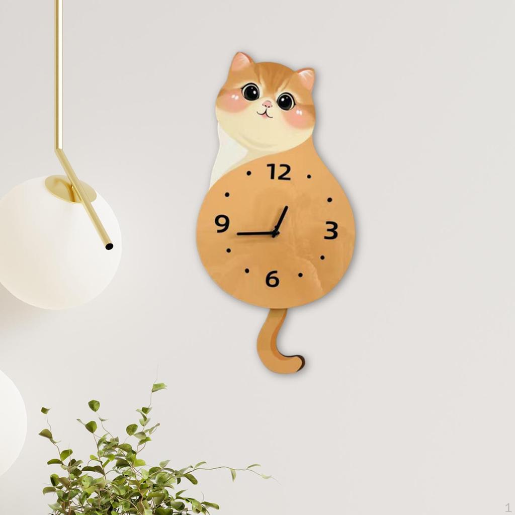 Clock Decor Art Ornament Decorative for Farmhouse Living Room Kitchen