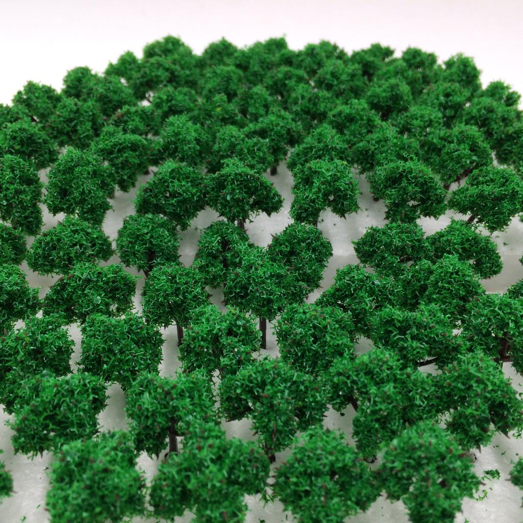 DauStage Forest for N Gauge and Architectural Available In 50 or 100 Colors 100 Trees, 3cm, Dioramas, Railways, Models, (13, Green, Pieces)