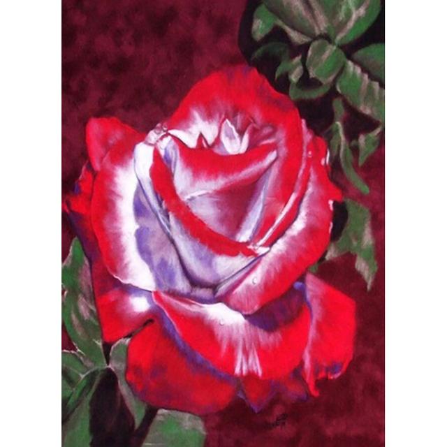 5D Diy Diamond Painting Vase Diamond Embroidery Fresh Flower Cross Stitch Full Round Round Drill Wall Art Picture Handmade Gift