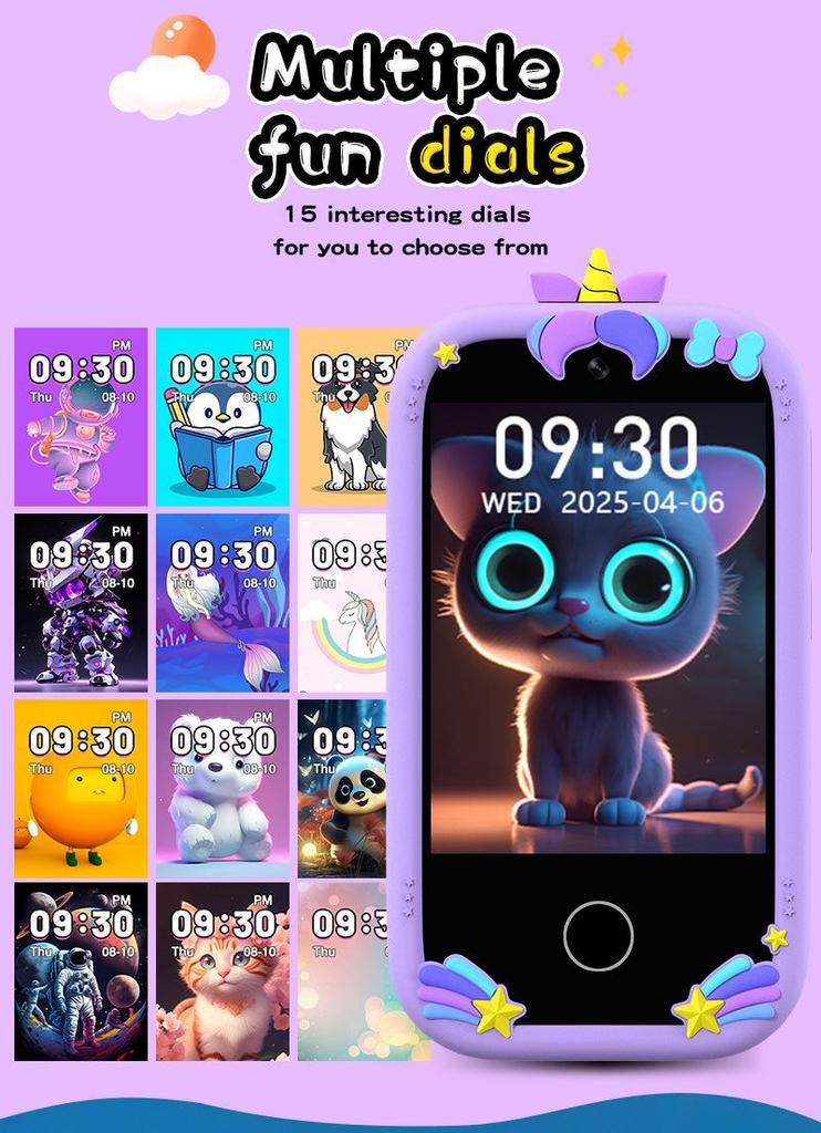Unicorn HD Touch Screen Kids Camera - Multifunctional Educational Toy
