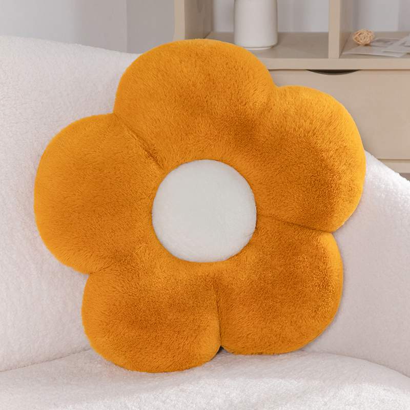 Fresh Colorful Daisy Flower Plush Pillow Toy Soft Cartoon Plant Stuffed Doll Chair Cushion Car Pillow Kids Lovers Birthday Gift