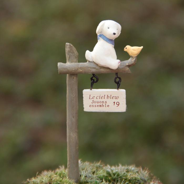 Japanische Cartoon Harz Holz Sukkulenten Gartenornamente und Foto Requisiten