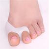 1/2Pairs Silicone Gel foot fingers Two Hole Toe Separator Thumb Valgus Protector Bunion adjuster Valgus Guard feet care