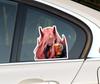 Anime Car Sticker Vinyl Decal Waterproof for Car Window Bumper Motorcycle Helmet  Style Scratch Resistant Exterior Decor