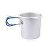 Aluminum Alloy Drink Cup Camping Picnics Coffee Mug Tableware with Folding Handle Travel Cup Cooking Equipment Enduring