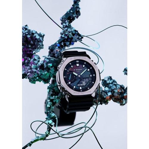 Casio G-Shock Watch, Metal Covered, Made with Biomass Plastic, GM-2100RW-1AJF, Men's, Black