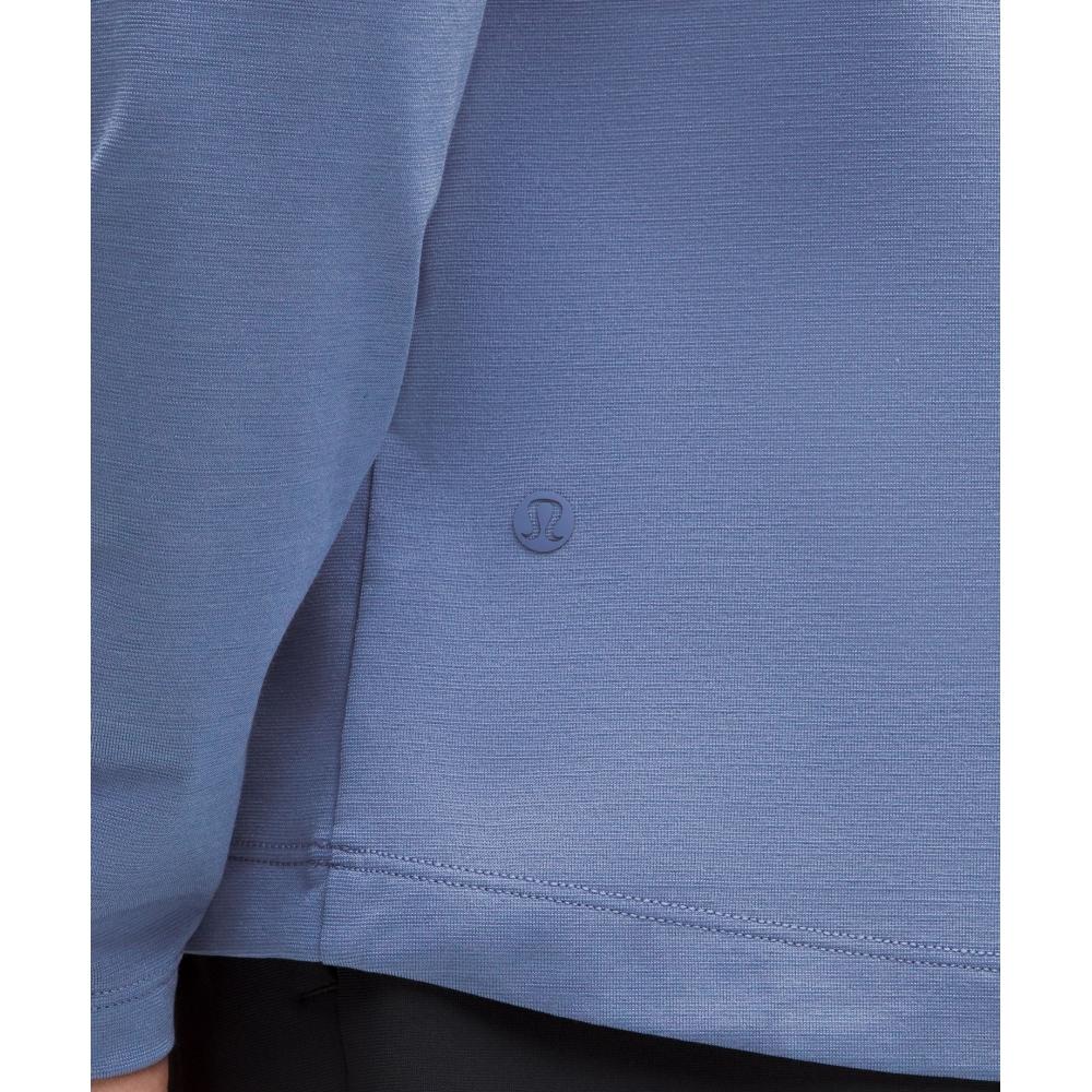 Lululemon Evolution Long Sleeve Polo Shirt Washed Denim