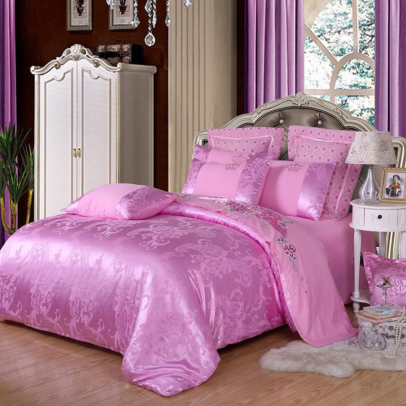 Buy Lace Side Wedding Bedding Sets Fourpiece Home Textile Quilt