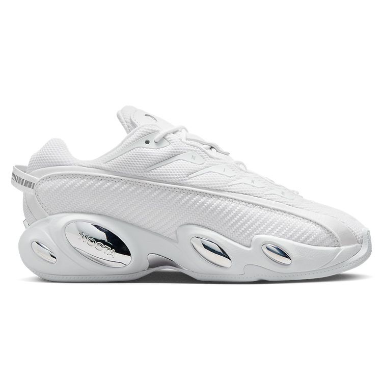 NOCTA X Nike Glide Triple White Unisex Sneakers Chrome University-Gold DM0879-100