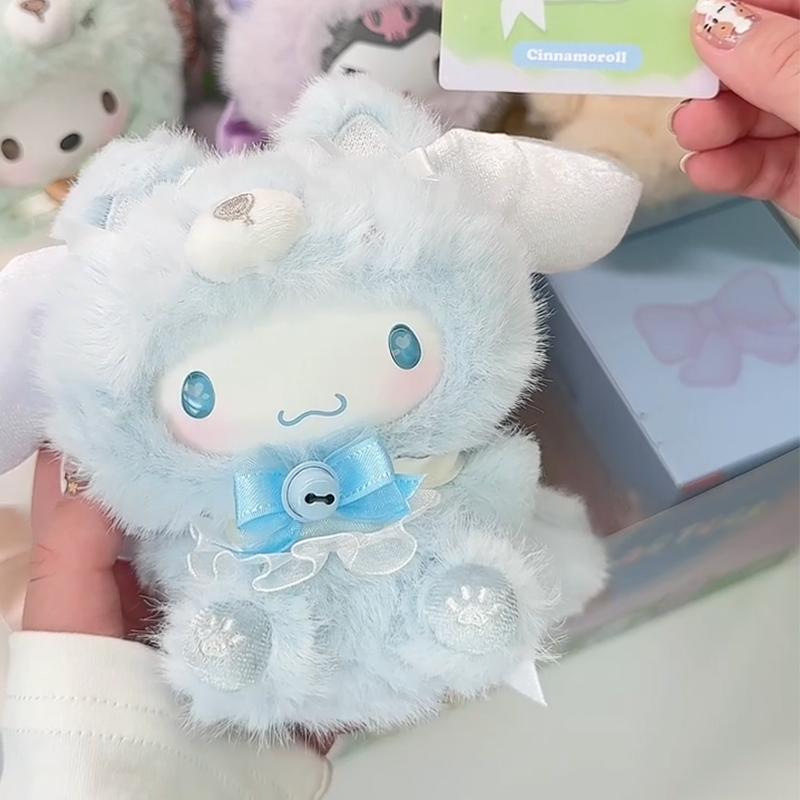 San rio Doll Characters Fox Island Blind Box Cinnamoroll Vinly Plush Pendants Surprise Box My Melody Anime Doll Mystery Bag Toy