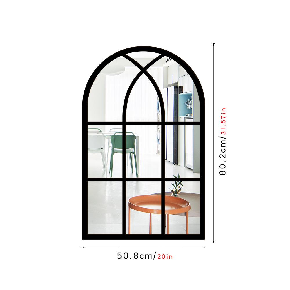 3D Vindusbue Akryl Speilklistremerke - Selvklebende Treveggdekor