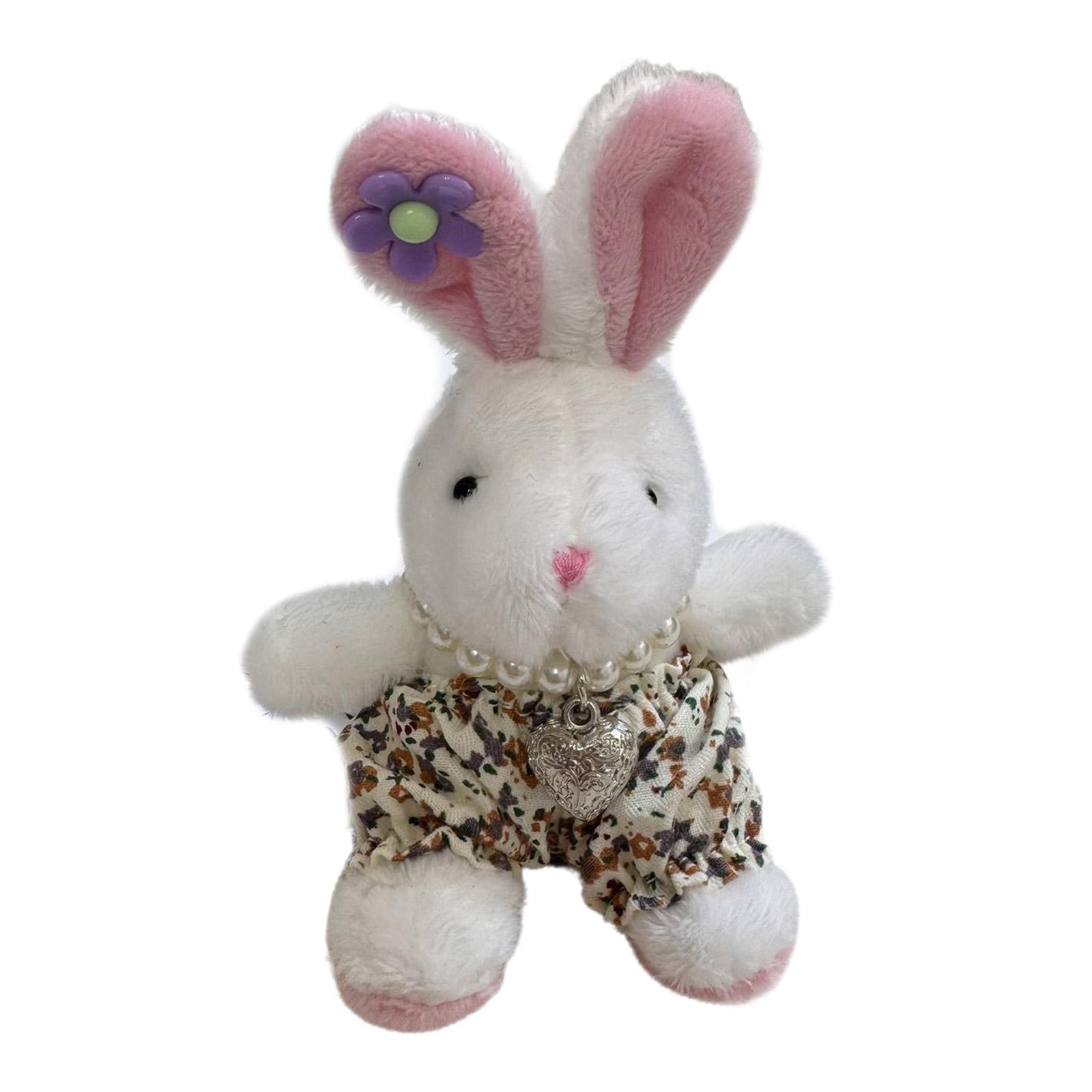 

Брелки для ключей Сумка Подвеска Милые кролики Форма Рюкзак Подвеска Мягкие куклы Брелки Полиэстер Текстура для пары Девочек Подростков 5