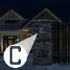 Outdoor House Number Light Solar Address Sign, LED Lighted for Waterproof Sign Outdoor, Auto On/Off, Garden Door Decoration Warm