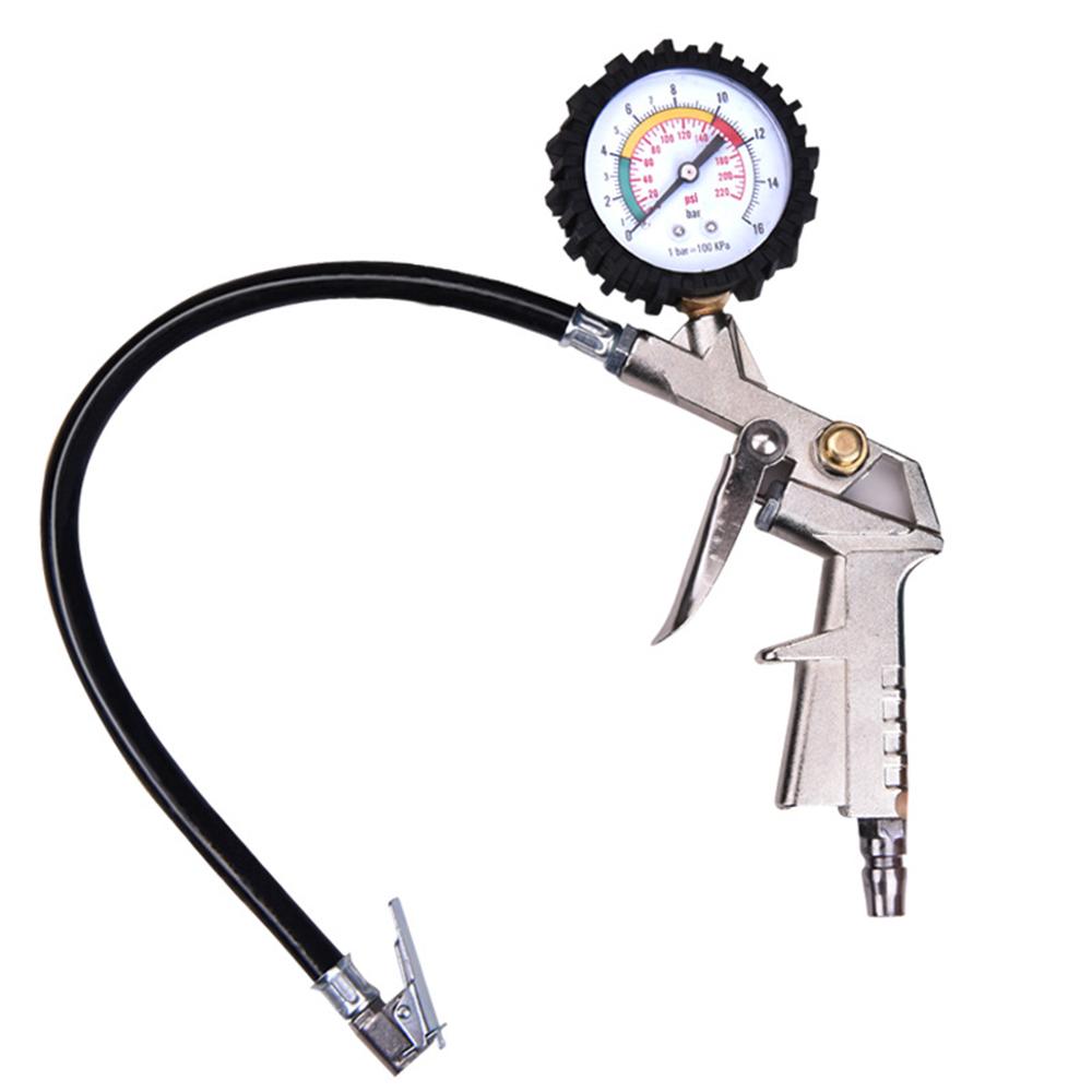 Tire Pressure Gauge Tire Inflator Pressure Gauge with Inflator Deflation Precise Pressure
