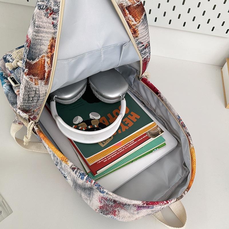 Neuer hochwertiger fauler Stil personalisierter Batik-bemalter Rucksack für Mittelschüler, leichter Rucksack mit großem Fassungsvermögen