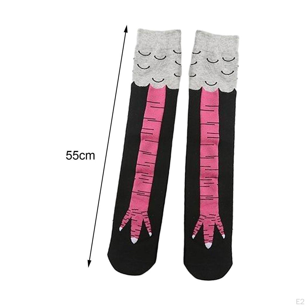 1 Pair Chicken Feet Socks Costume Accessories Christmas Gifts Novelty for Carnival Halloween