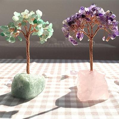 Kristall Geldbaum Ornamente Modernes Miniatur Ästhetisches Kunstornament Kreatives Zubehör Heim Schlafzimmer Büro Schreibtisch Dekorationen