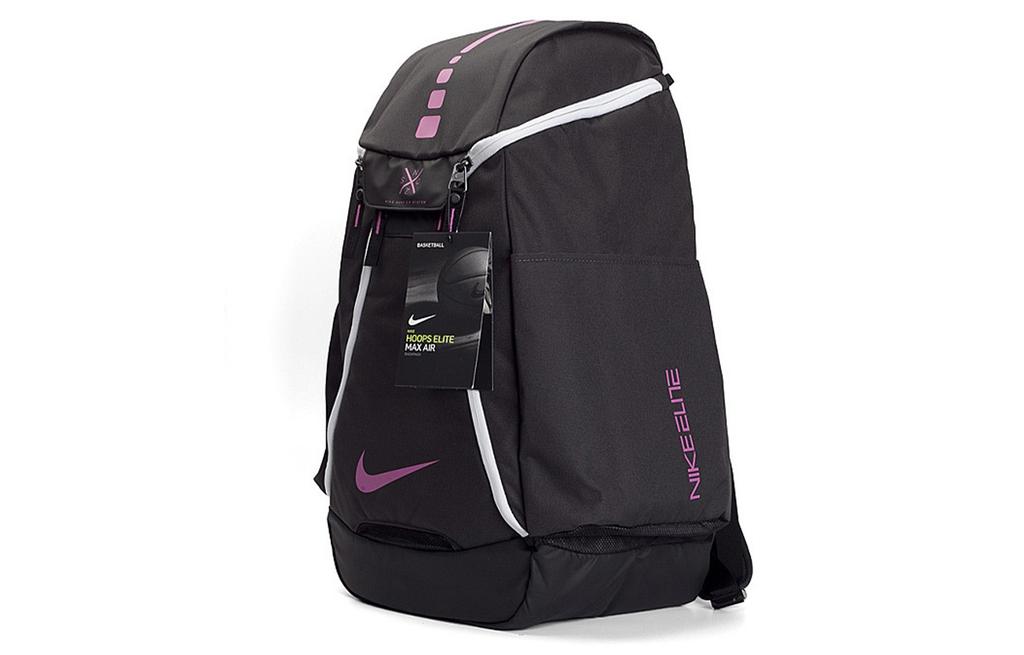 Nike Polyester Basketball Bag Backpack Unisex Black Pink BA5259-061