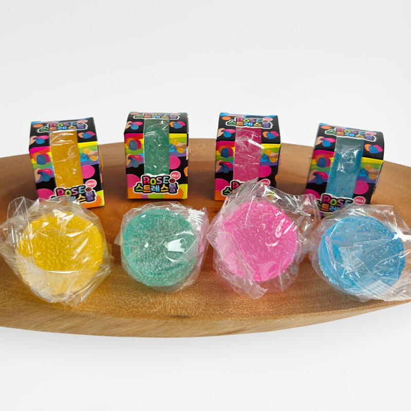 Stress Ball Rainbow Malrang Keychain Gumdrop Mini