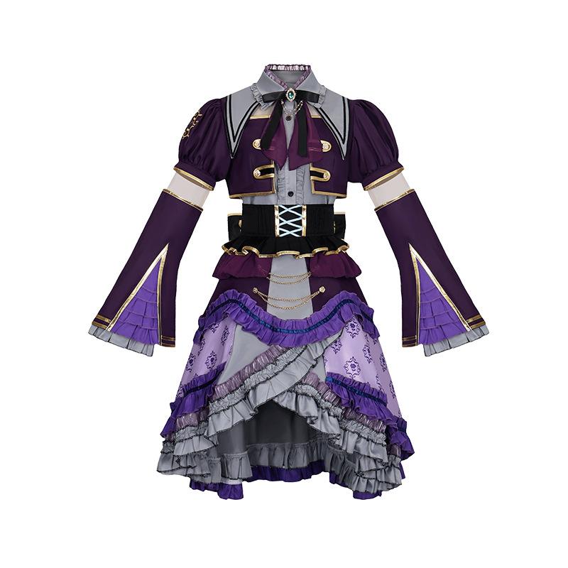 BanG Dream Roselia Ako Udagawa Cosplay Anime Dress Set Roleplay Costume
