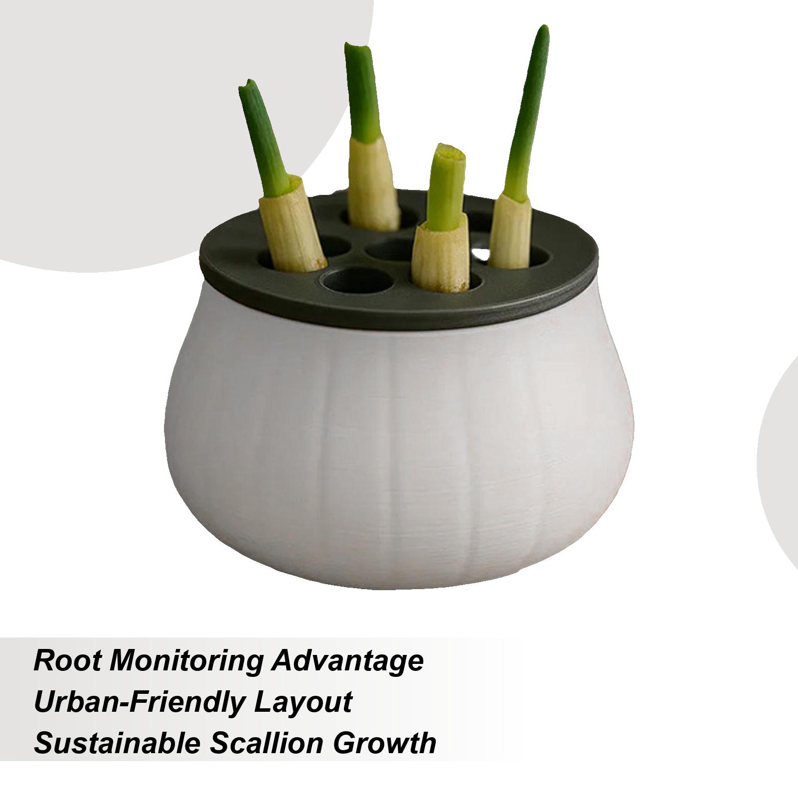 Гидропонные стаканчики для лука-порея Станция укоренения лука-порея 3D-печать Гидропонный контейнер для сада и фермы CN