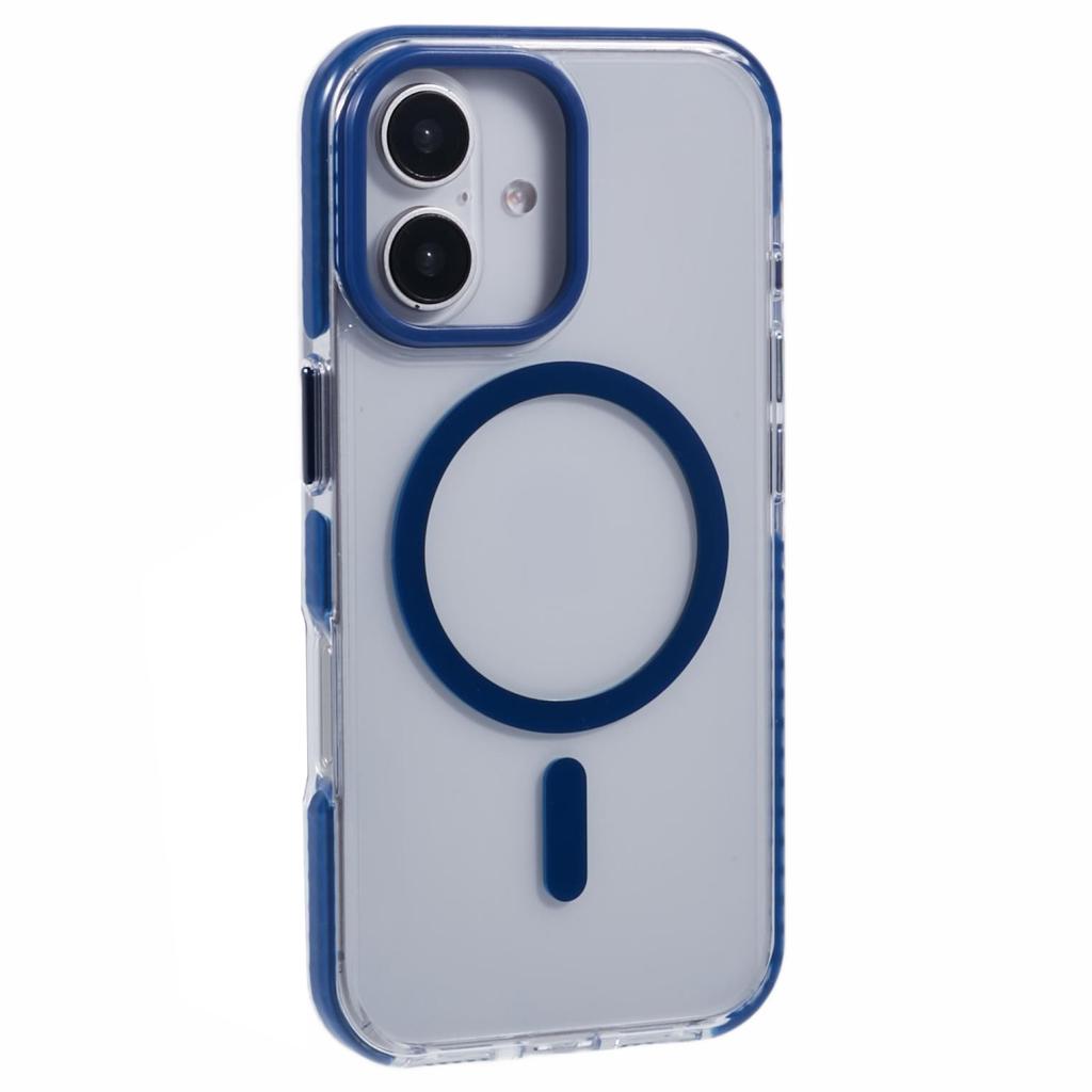 For iPhone 16 Plus Clear Case Compatible with MagSafe TPU+PC Back Cover