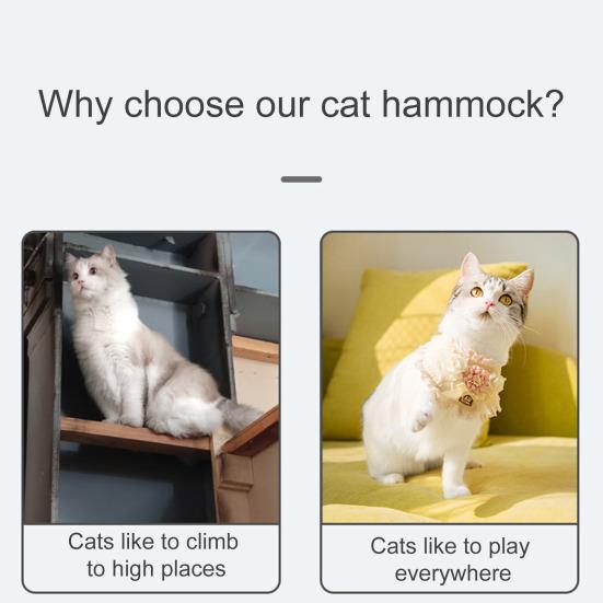 Cat Window Hammock Bed Strong Load-Bearing Cozy Perch for Feline Naptime Transparent Space Capsule for Sunbathing Cleaning