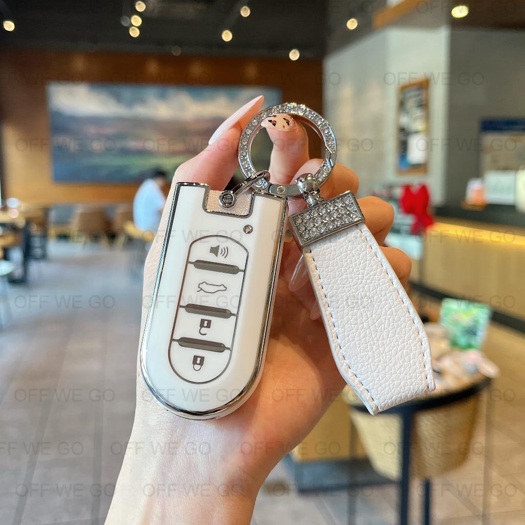 OFF WE GO TPU Car Key For Perodua Myvi Gen3/Bezza/Axia/Aruz Car Key Fob Cover Case with Keychain