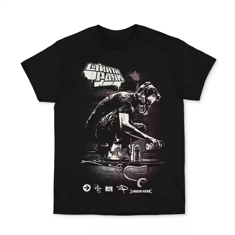 

Linkin Park Rock Band Europe America Short-sleeved T-shirt Clothes Men Women Streetwear Oversized Hip Hop Punk Harajuku Tee Tops 4XL