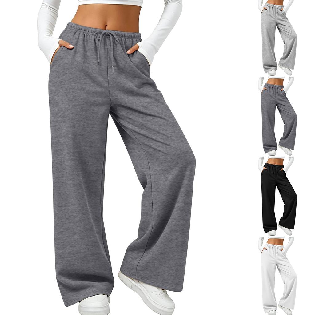 Women's Casual Drawstring Joggers with Pockets for Everyday Wear