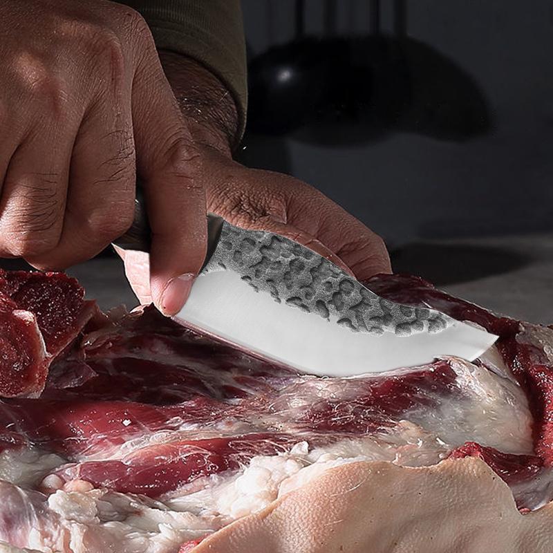 Handmade Stainless Steel Kitchen Boning Knife Fishing Knife Meat Cleaver Butcher Knife Chef Kitchen Knives