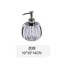 Creative Crystal Glass Lotion Bottle Champagne Gold Diamond Soap Dispenser Portable Liquid Soap Refill Bottle Bathroom Accessory