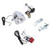 Bike Generator Headlight Tail Light Kit 6W Friction Generator Head Tail Lamp for Road Bike Mountain Bike