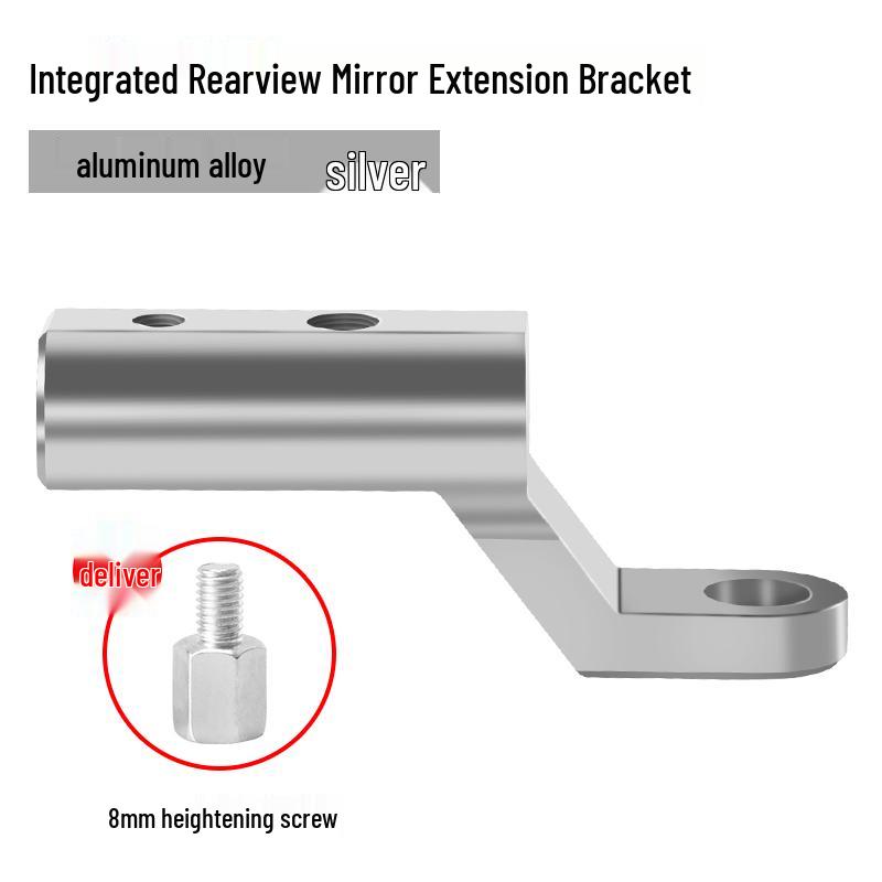 Aluminum Scooter Rearview Mirror & Phone Mount Extension