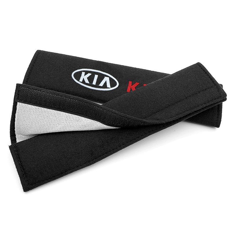 1/2Pcs Car Safety Belt Shoulder Cover Pad Plush Seat Belt Shoulder For KIA K5 K9 Sorento Ceed Sportage Carnival Stinger Forte Niro Cadenza